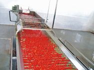 304 Stainless Steel Tomato Paste Production Line With Pipe Pre - Heater / Sorting Machine